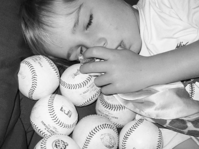 Sleeping with Baseballs